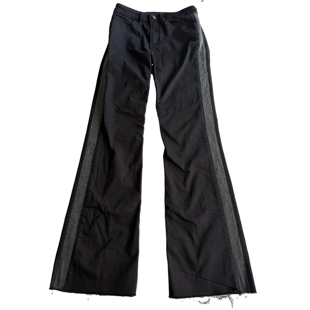 Ariat Jeans Women’s 29 L Black Chain Flare High Rise Slim Stretch Trouser 29x34
